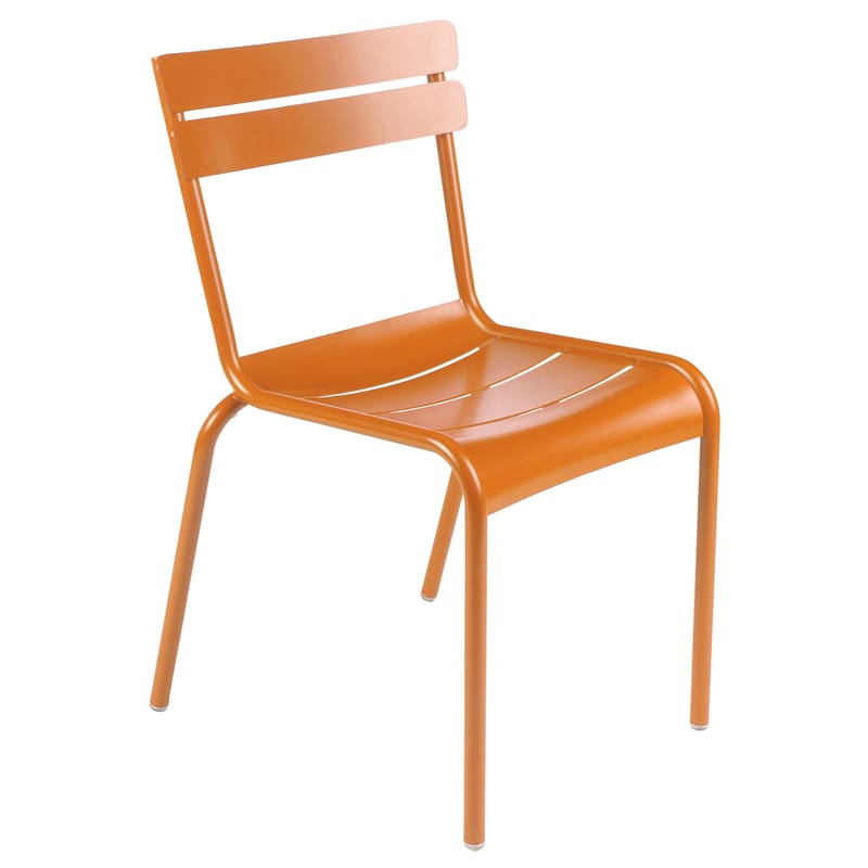 Life Style - Chaise enfant Luxembourg Kid métal orange / Empilable - Fermob - Carotte - Aluminium laqué