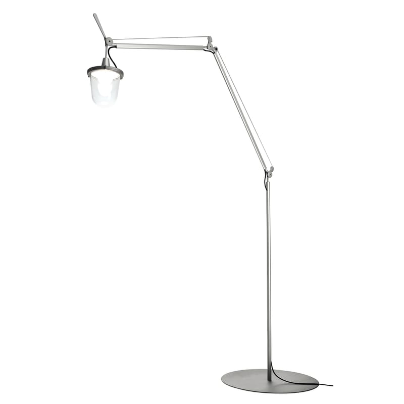 Illuminazione - Lampade da terra - Lampada Tolomeo Lampione Outdoor / LED - H 132 a 298 cm - Artemide - Alluminio - Alluminio, Plastica