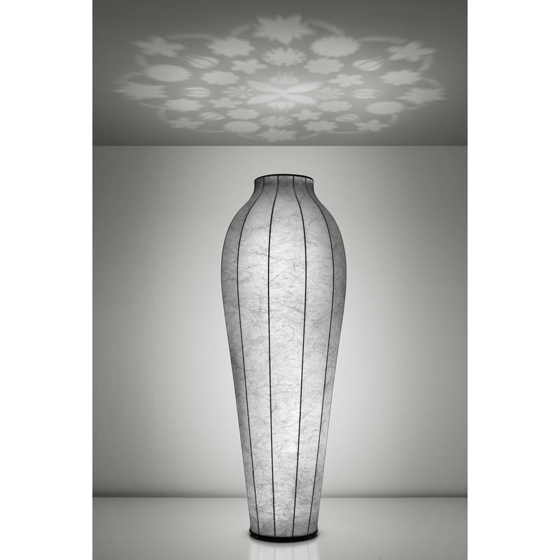 Luminaire - Lampadaire Chrysalis plastique blanc H 200 cm - Projections au plafond - Flos - Blanc - ABS, Acier, Résine, Verre