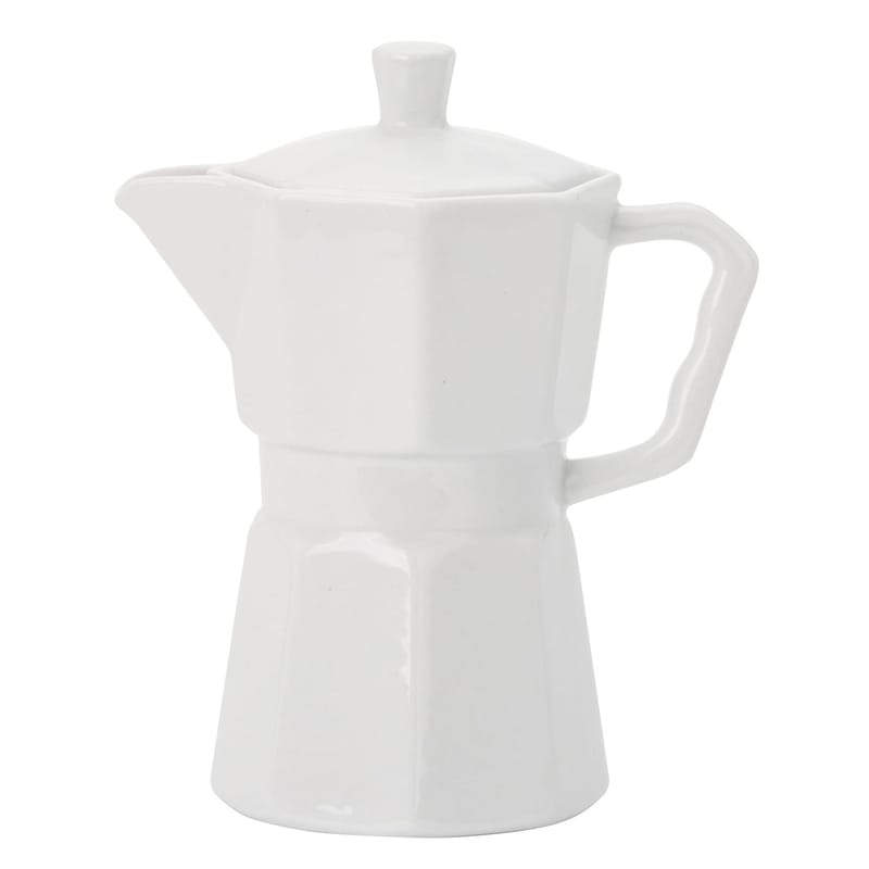 Table et cuisine - Thé et café - Pot à café Estetico Quotidiano céramique blanc / Carafe - 600 ml - Seletti - Blanc - Porcelaine