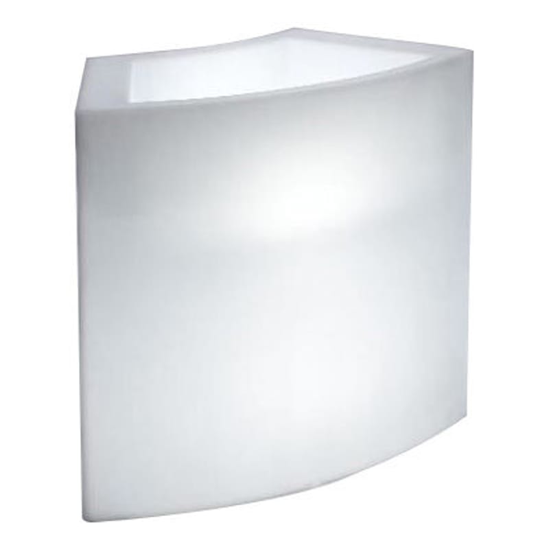 Möbel - Stehtische und Bars - beleuchtete Bar Ice Bar plastikmaterial weiß - Slide - Weiß - Recycelbares geformtes Polyethylen