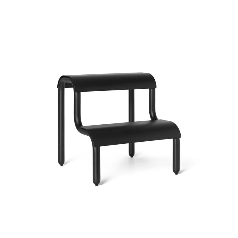 Mobilier - Compléments d\'ameublement - Marchepied Up Step métal noir / L 34 x P 35 x H 36 cm - Ferm Living - Noir - Fer