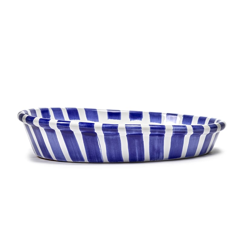 Table et cuisine - Saladiers, coupes et bols - Saladier Large céramique bleu / Ø 39 cm - Serax - Ø 39 cm / Bleu - Céramique émaillée