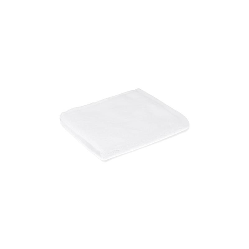 Ventes Flash - Jackpot - Serviette invité bouclette tissu blanc / 30 x 50 cm - Coton bio - Au Printemps Paris - 30 x 50 cm / Blanc - Coton biologique GOTS