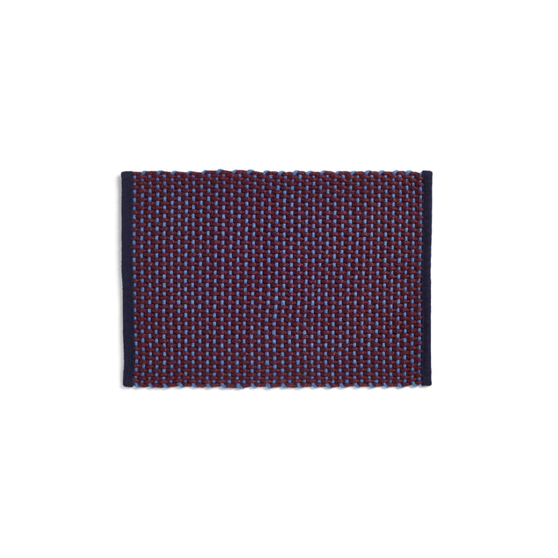 Décoration - Tapis - Tapis   violet / Jute & laine - 50 x 70 cm - Hay - Bordeaux - Jute, Laine