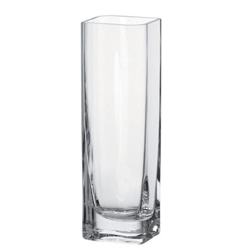 Décoration - Vases - Vase Lucca verre transparent / 8 x 6 x H 25 cm - Leonardo - Transparent /8x6 x H 25 cm - Verre