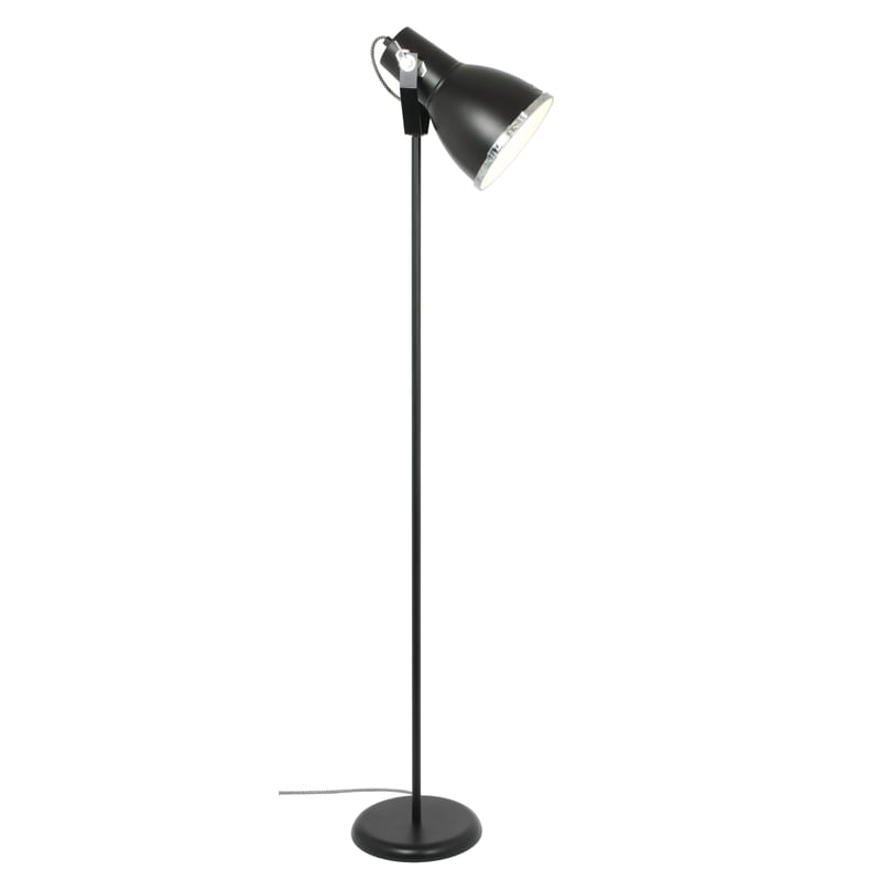 Luminaire - Lampadaires - Lampadaire Stirrup 2 métal noir / Métal - H 158 cm - Orientable - Original BTC - Noir - Aluminium