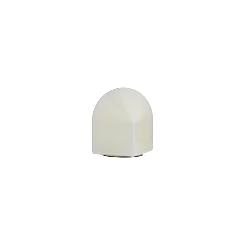 Luminaire - Lampes de table - Lampe de table Parade LED verre blanc / H 16 cm - Hay - Blanc - Verre