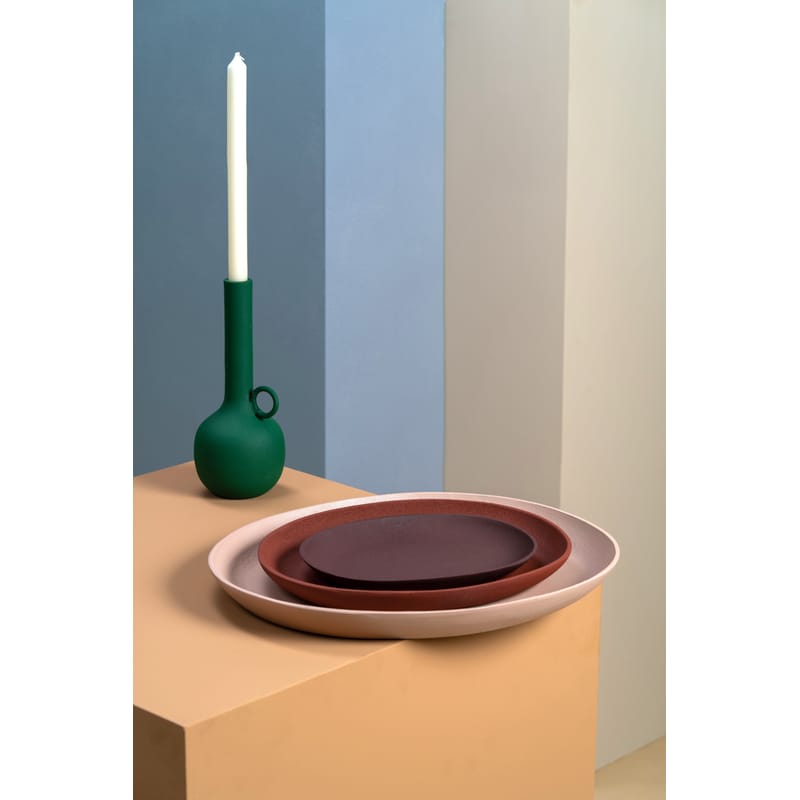 Piatto Portacandele In Ottone Nichelato - Ø10,5cm, Per Battesimi, Comunioni E Decorazioni - Foto 12