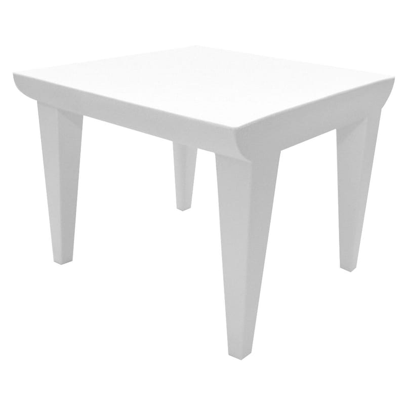 Arredamento - Tavolini  - Tavolino Bubble Club materiale plastico bianco - Kartell - Bianco zinco - Polietilene