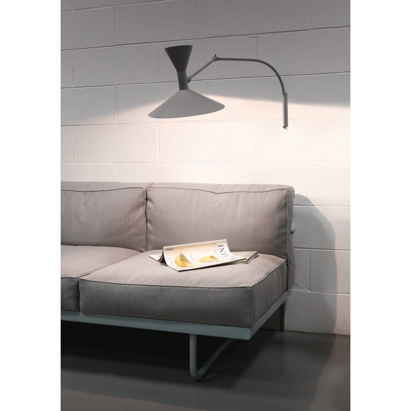 NEMO lampada da parete LAMPE DE MARSEILLE con cavo spina (Black grey
