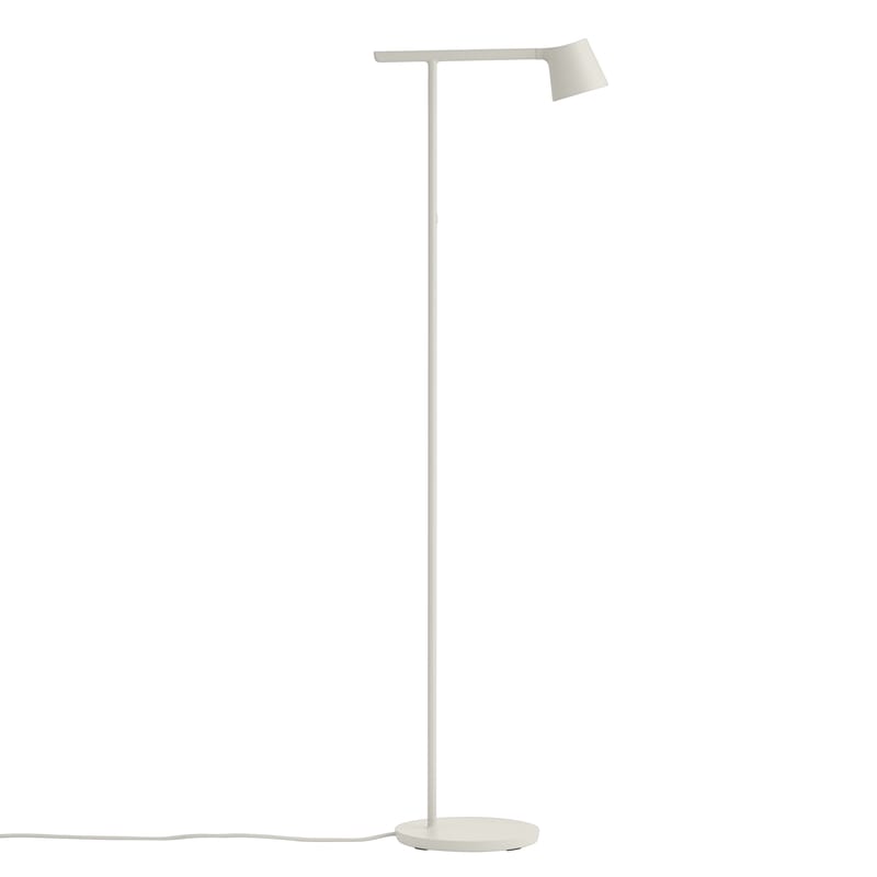 Luminaire - Lampadaires - Lampadaire Tip LED métal gris / Orientable - Muuto - Gris clair - Aluminium