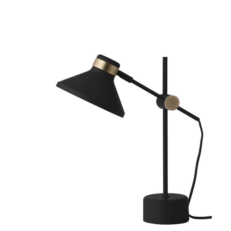 Luminaire - Lampes de table - Lampe de table Mr métal noir / H 44 cm - Frandsen - Noir mat - Métal peint