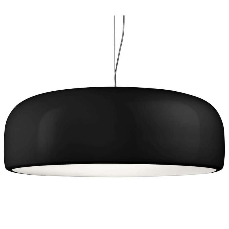 Luminaire - Suspensions - Suspension Smithfield Pro métal noir / LED - Ø 60 cm - Flos - Noir - Aluminium peint