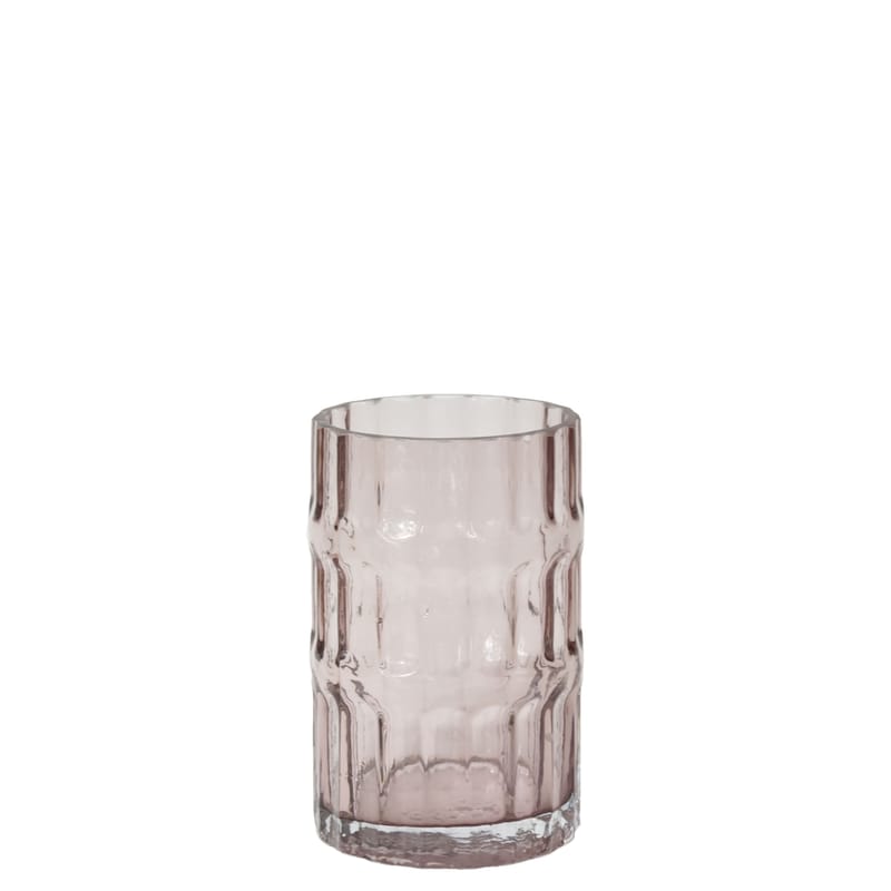 Décoration - Vases - Vase Ondin Small verre rose / Ø 11 x H 18 - ENOstudio - Small / Rose - Verre coloré