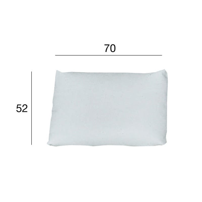 Möbel - Sitzkissen - Kissen Kilt leder weiß / Leder - Zanotta - Weiß - 70 x 52 cm - Leder, Polyurhethan