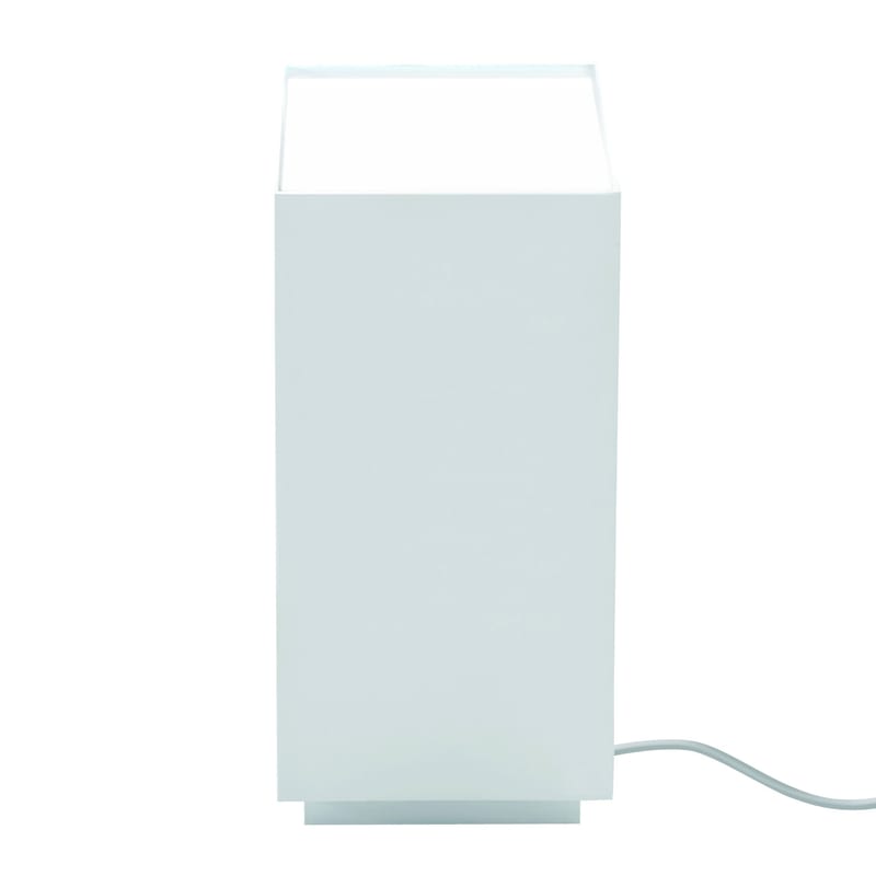 Luminaire - Lampes de table - Lampe d\'extérieur Prisma LED métal blanc - Nemo - Blanc mat - Aluminium extrudé, Polycarbonate