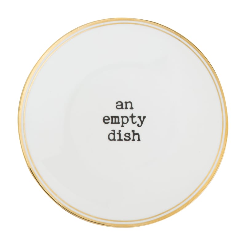 Table et cuisine - Assiettes - Assiette An empty dish céramique blanc / Ø 22 cm - Bitossi Home - Empty dish - Porcelaine