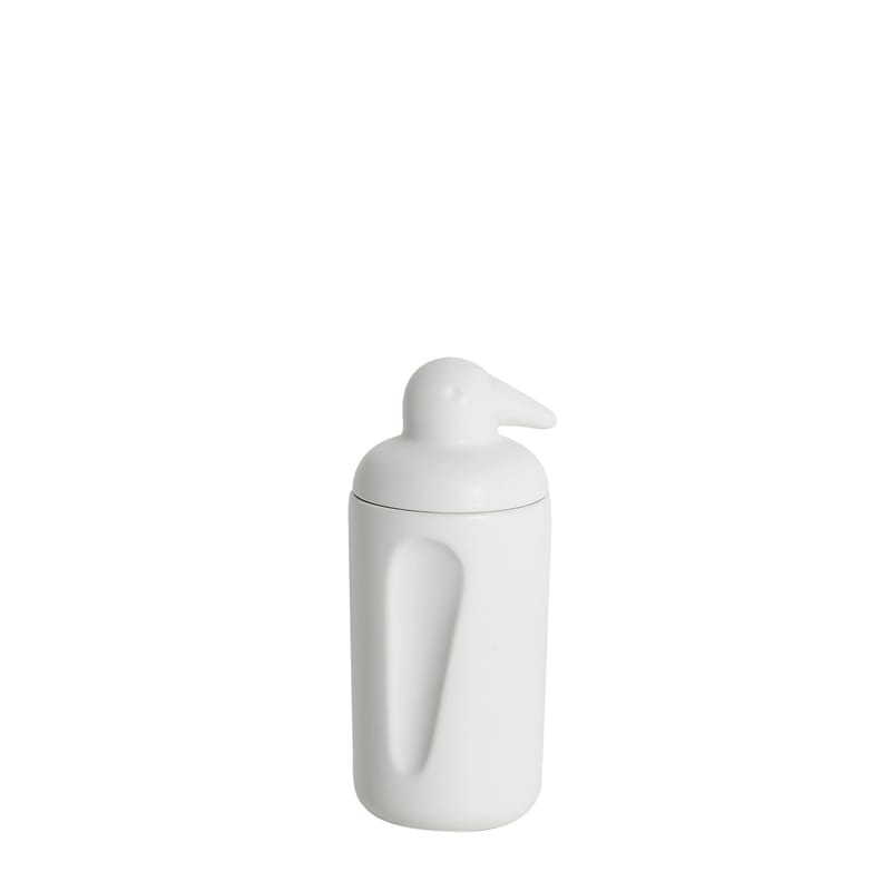 Décoration - Boîtes déco - Boîte Ping Mama céramique blanc / H 24 cm - Petite Friture - H 24 cm / Blanc - Céramique