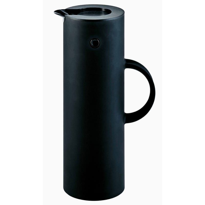 Tisch und Küche - Tee und Kaffee - Classic Isolierkrug - Stelton - Schwarz glänzend - Inhalt 1 L - ABS