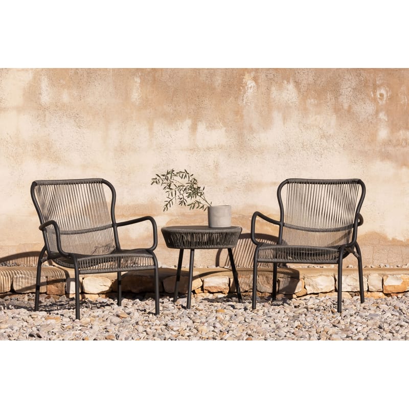 Vincent Sheppard Loop Lounge Low armchair fossil grey Made In
