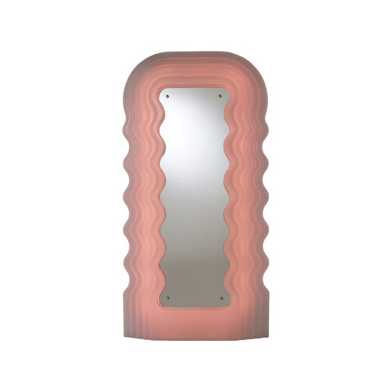 Miroir lumineux Ultrafragola POLTRONOVA - rose | Made In Design