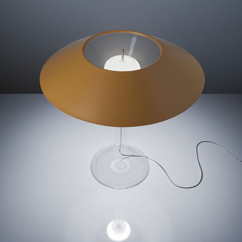 Lampe Chevet Femme Chapeau Peint Main - CreaCat - Artisanale E033