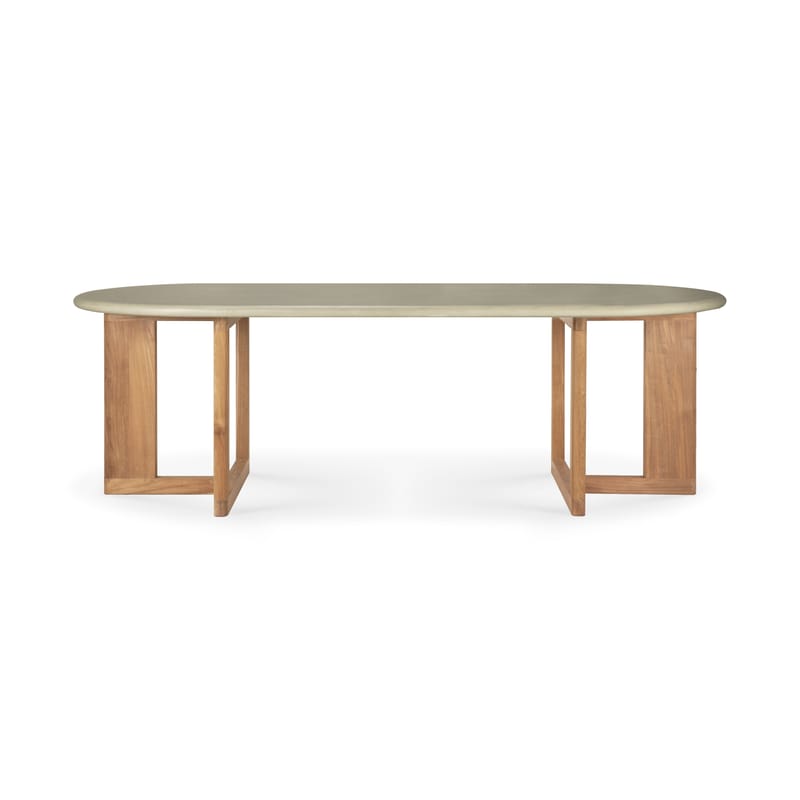 Table ovale Trestle Ethnicraft - nouvelle collection ethnicraft