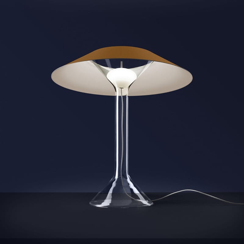 Lampe Chevet Femme Chapeau Peint Main - CreaCat - Artisanale E033