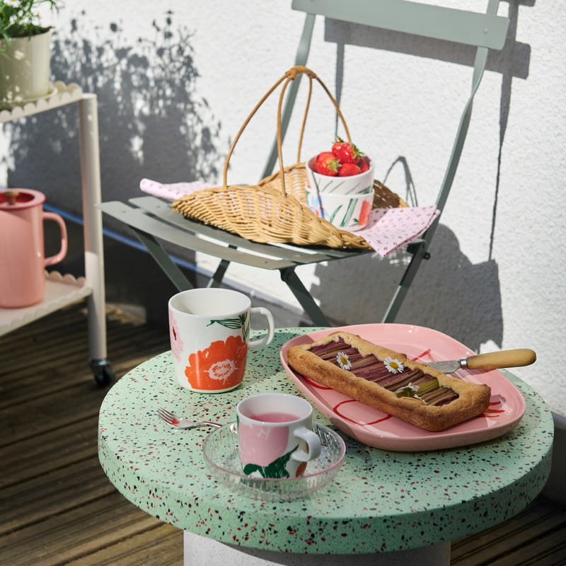 Marimekko Puutarhakutsut Coffee cup - green pink | Made In
