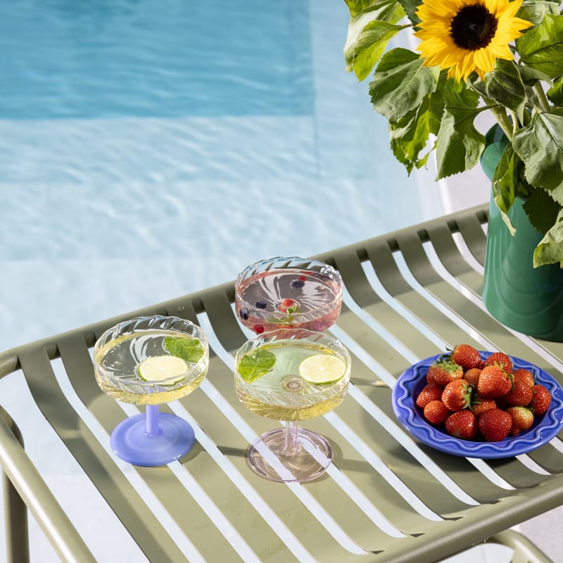 Coupe à champagne Twirl &Klevering - Déco bords de piscine