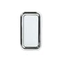 Miroir mural Chubby métal argent / 45 x 80 cm - HK LIVING