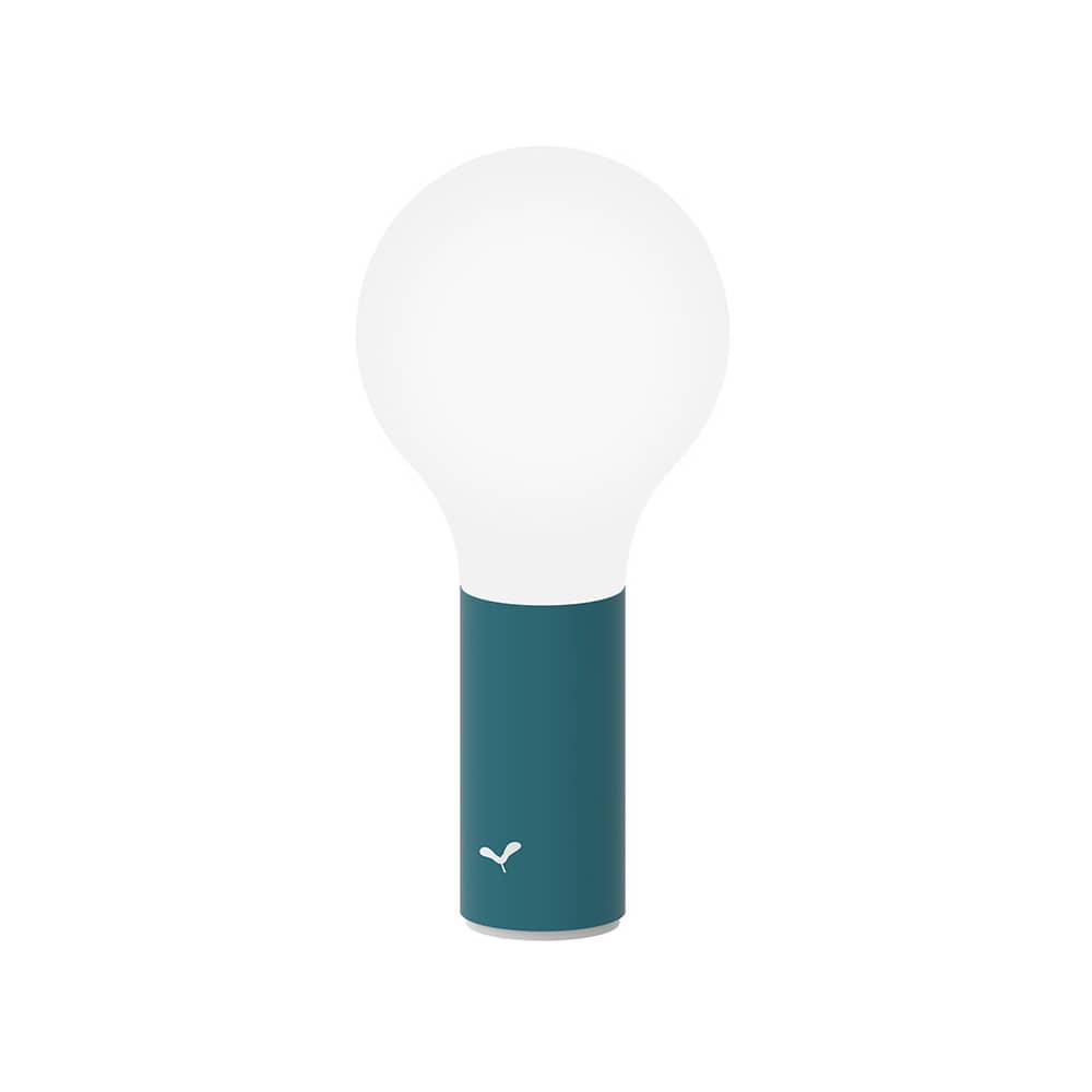 Lampada da esterno ricaricabile senza fili Aplô LED metallo blu - Fermob - Acapulco blu - Alluminio, policarbonato