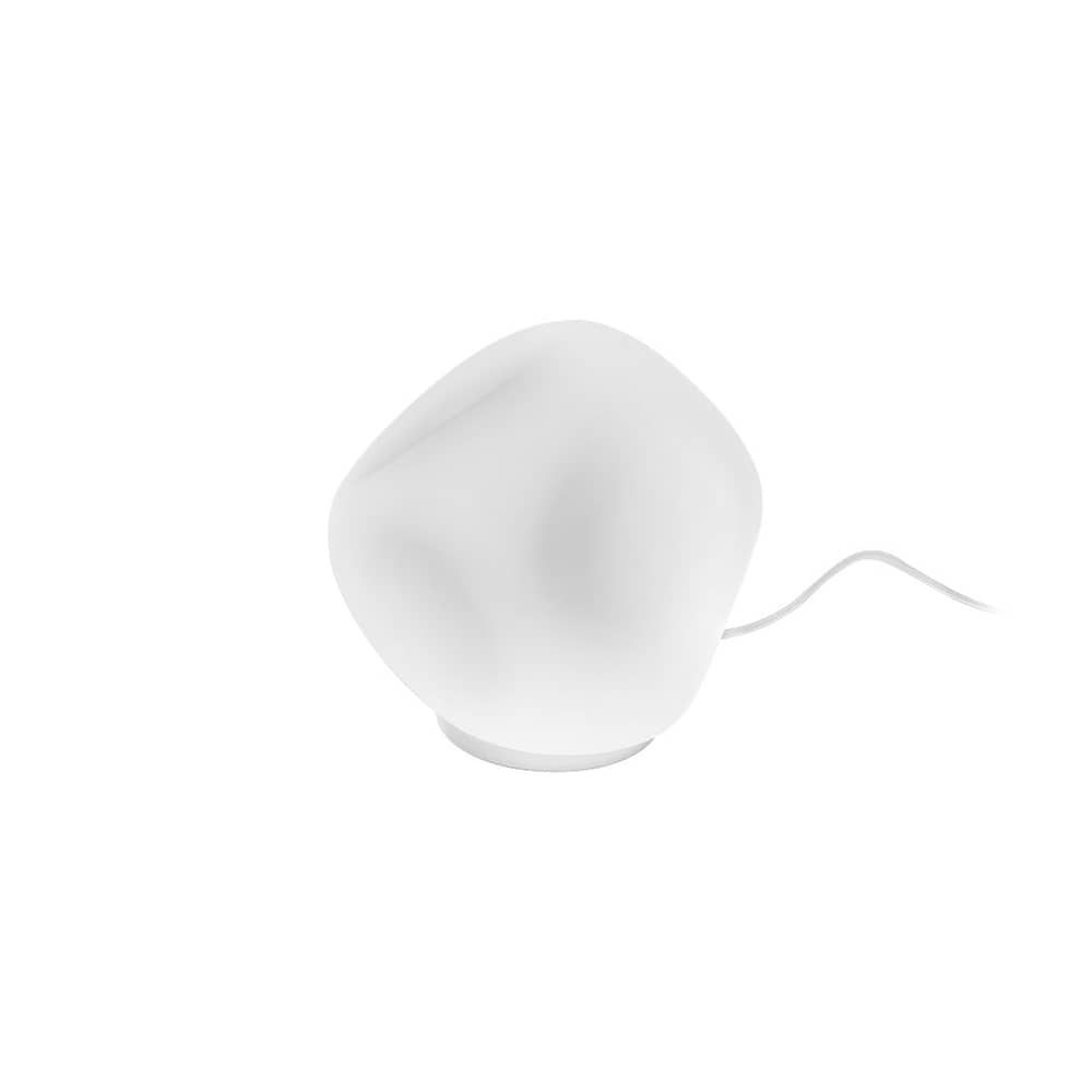 Hoba Media Table lamp glass white / Ø 24 cm - Foscarini - Ø 24 cm - Mouth blown glass