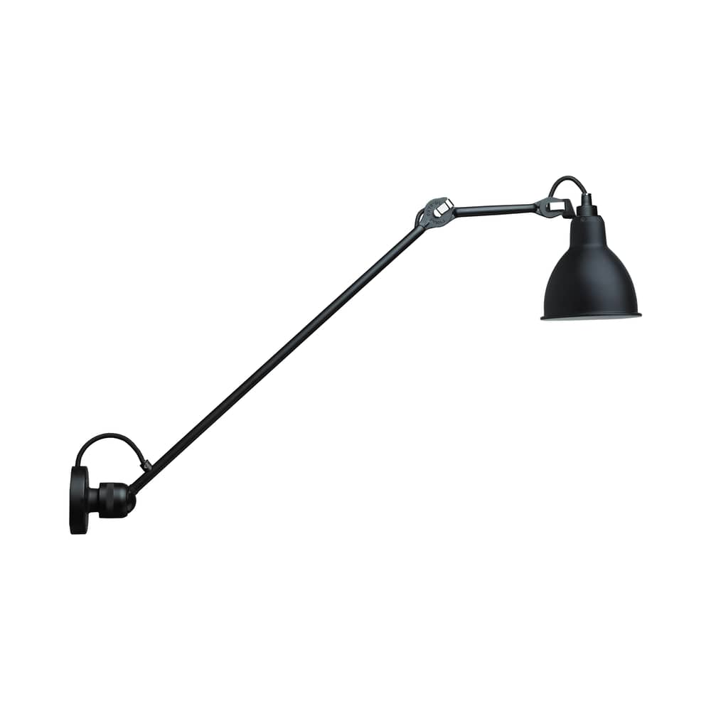 Applique N°304L60 / Plafonnier - Bras L60 cm / Lampe Gras - DCW éditions - Noir - Acier