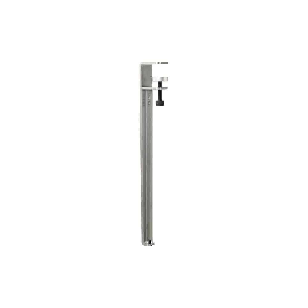 Pied Core avec fixation étau / H 43 cm / Pour créer table basse ou banc - TIPTOE - Inox brossé - Acier inoxydable brossé