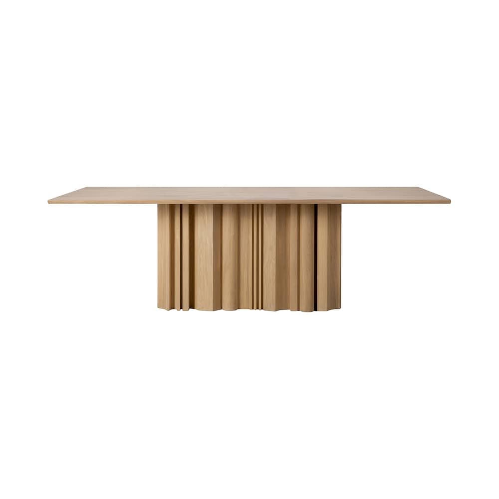 Sequence Rectangular table natural wood / 240 x 110 cm - 10 people - Ethnicraft - Oak - Solid oak
