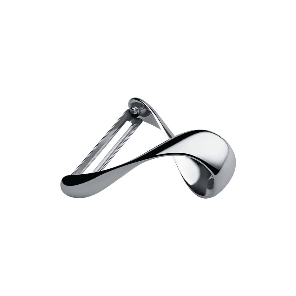 Sfrido Vegetable, potato peeler metal - Alessi - Mirror polished steel - Polished mirror stainless steel