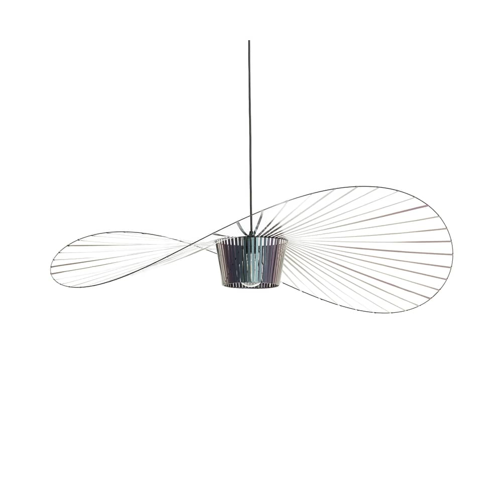Pendelleuchte Vertigo plastikmaterial schwarz Mittel / Ø 140 cm - Constance Guisset, 2010 - Petite Friture - Käferschwarz (irisierendes Schwarz) - Glasfaser, Polyurhethan