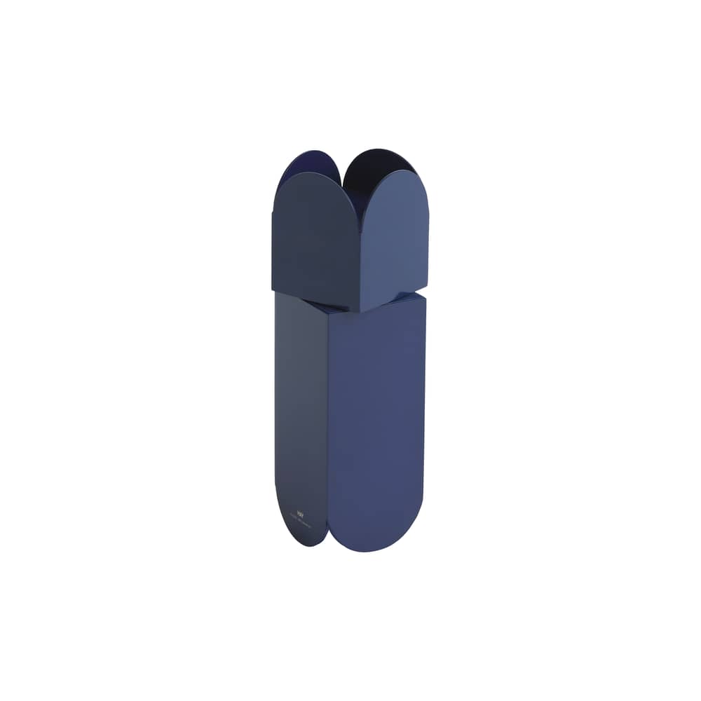 Arcs Large Spice mill metal blue / H 17 cm - Hay - Dark blue - Stainless steel