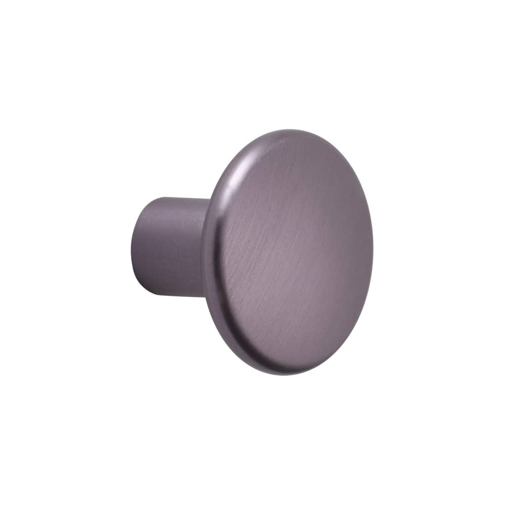 Patère The Dots Metal Small / Ø 2,7 cm - Muuto - Lilas - Aluminium anodisé