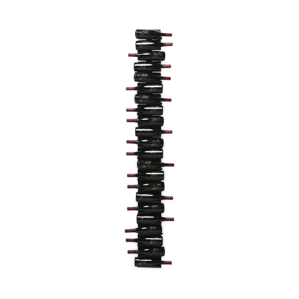Porte-bouteilles mural Ptolomeo Vino métal noir / H 208 cm - Opinion Ciatti - Noir - Métal laqué