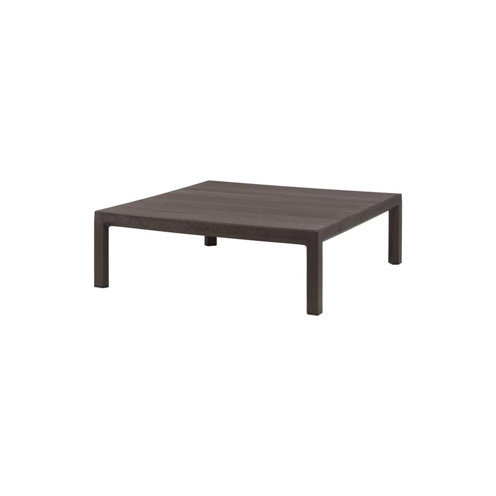 Table basse Maximo marron / 80 x 80 x H 25,5 cm - NARDI - Terre - Résine fibre de verre