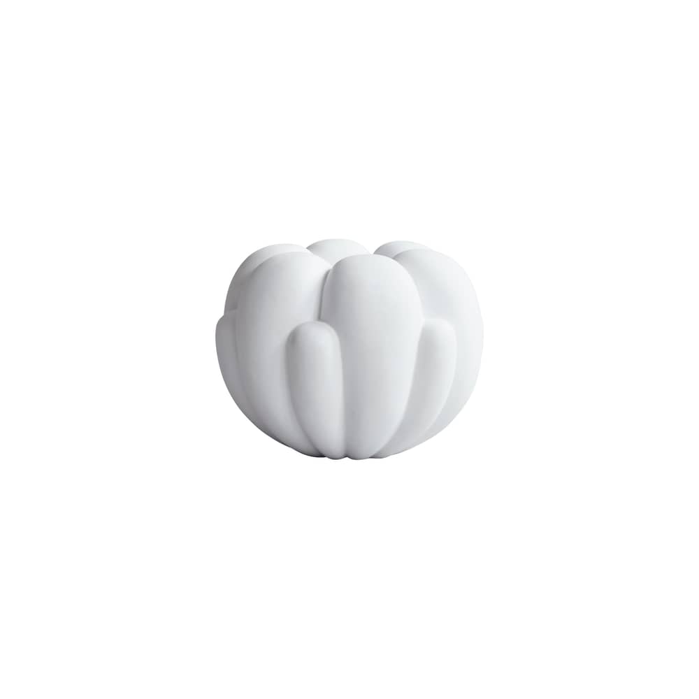Vaso Bloom Petit ceramica bianco / Ø 22,5 x H 18 cm - 101 COPENHAGEN - Bianco - Calcestruzzo fibrorinforzato, Ceramica