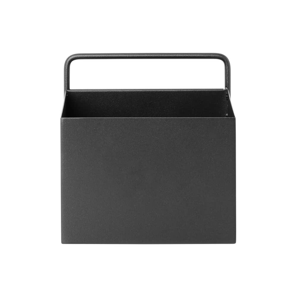 Ferm Living Wall Box Square Flower-pot holder - black | Made In Design UK