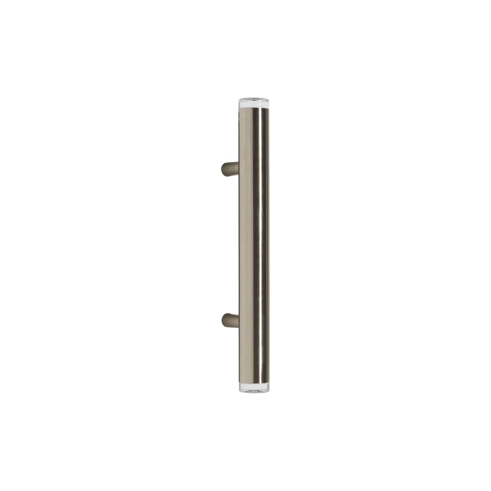 Pyl Bathroom wall light metal / L 75 cm - Petite Friture - Polished steel - Polished steel, Pressed glass