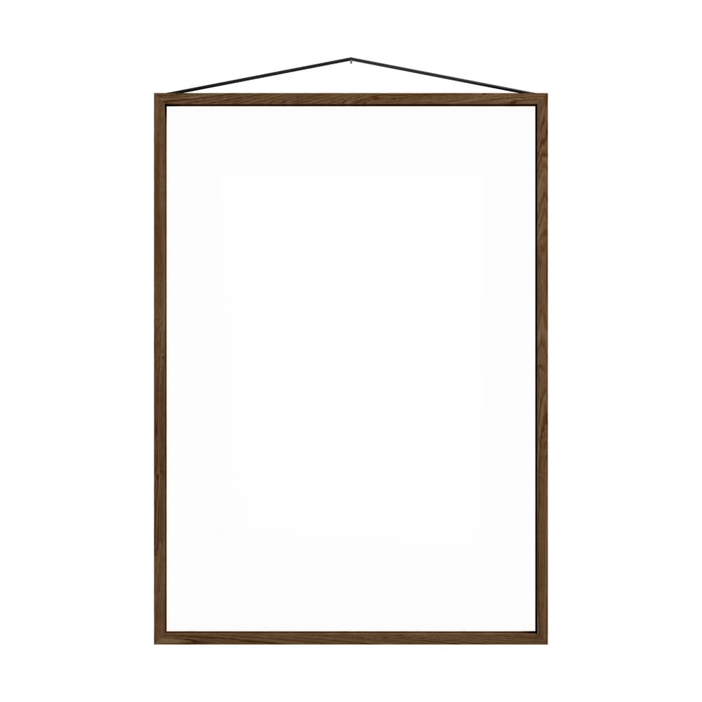 Cadre A2 bois marron / 44 x 61,5 cm - MOEBE - Chêne fumé - Chêne fumé, Élastique, Verre acrylique