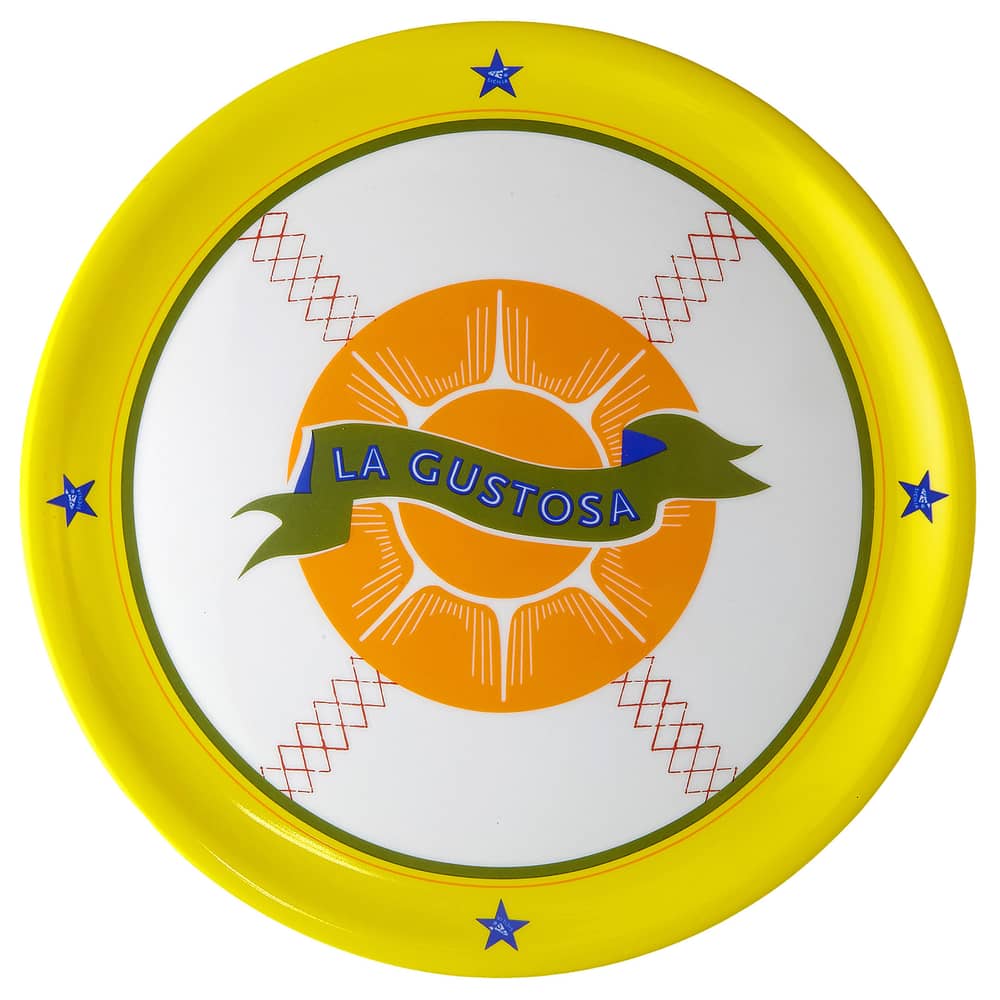 Assiette à pizza Bel Paese - La Gustosa   / Assiette de présentation - Ø 32 cm - Bitossi Home - Gustosa - Porcelaine