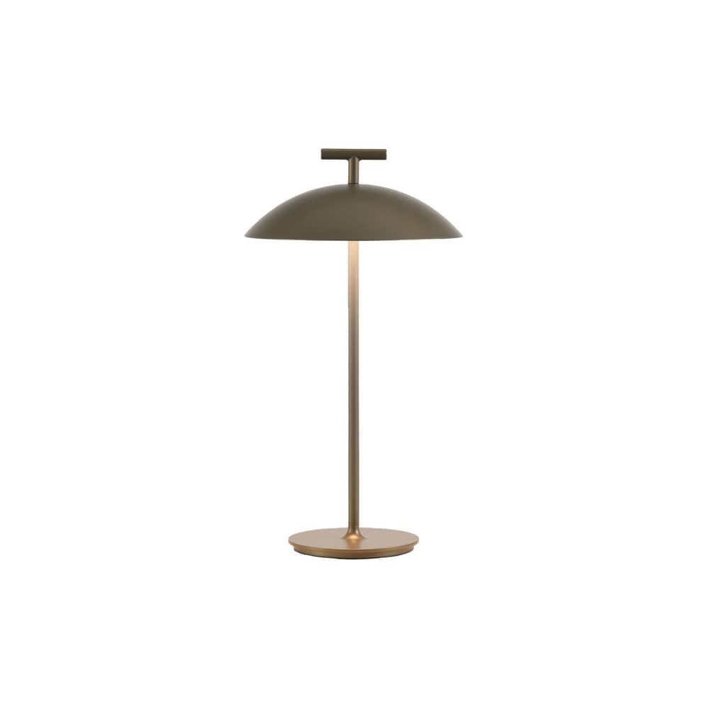 Kabellose, wiederaufladbare Außenlampe Mini Geen-A OUTDOOR metall / Stahl - H 36 cm - Kartell - Bronzefarben - Stahl