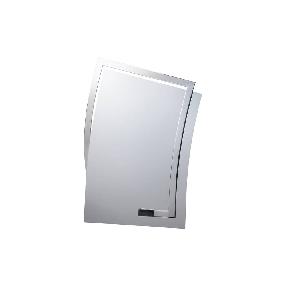Miroir à poser Qua A3 métal / L 26 x H 46.8 cm - BANG - Miroir - Acier inoxydable